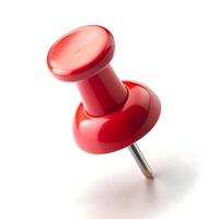 red push pin photo