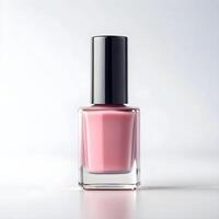 nail polish isolated on white photo