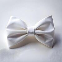 bow tie isolated on white background photo