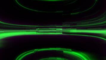 Bright green speedlines with a neon effect, creating a fast-paced, futuristic look video