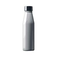 A bottle of water is shown on a white background vector