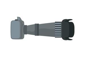 Camera lens camera lens illustration on white background vector
