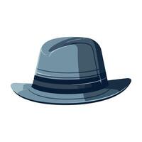 A hat is shown on a white background vector
