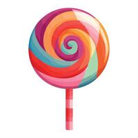 Lollipop illustration isolated on white background vector