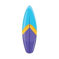 Surfboard illustration isolated on white background vector