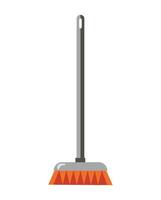 A broom on a white background vector