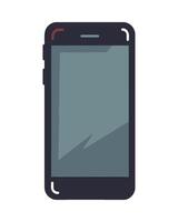 Smartphone with screen blank illustration vector