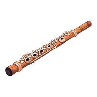 Flute illustration isolated on white background vector