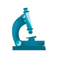 Microscope icon illustration on a white background vector