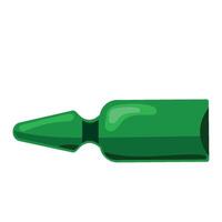 A green bullet on a white background vector