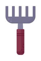 A garden tool with a handle and a handle vector
