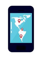 Mobile app for business vector
