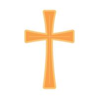 A cross icon in a flat style vector
