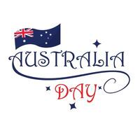 Australia day illustration vector