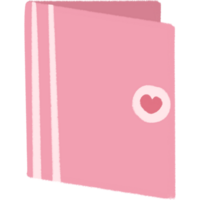 Pink Card Valentine Day Cute Illustration png