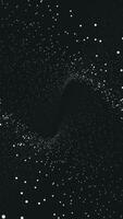 Digital matrix particles and grid motion abstract background video