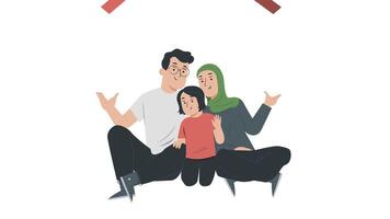 Enjoying a meaningful Family Conversation Moment filled with love and connection with your Child. Scene video