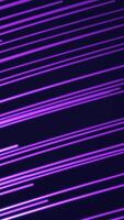 Beautiful light photons running fast color. Looped animation of glowing lines. Beautiful neon line speed video
