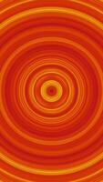 Dynamic circle shapes. Abstract animated kaleidoscope circles. Reducing image of circles in yellow-orange color scheme video