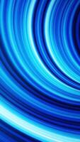 Tunnel animation. Abstract background of blue light bands movement in three-dimensional tunnel animation. Futuristic style of flying through hyperspace video