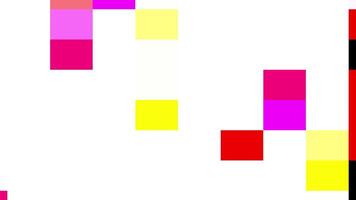 a colorful square pattern on a white background video