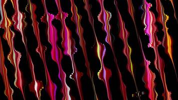 a colorful abstract image of a curtain with stripes video