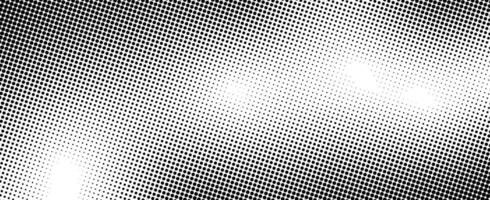 Halftone grunge background with gradient . Faded dot texture. Black retro geometric pattern in manga, anime style. Dotted gradation in pop art style. illustration. vector
