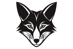 Fox Head Background Illustration vector