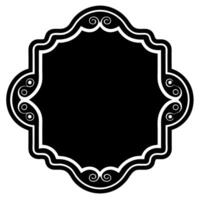Elegant Brown Ornamental Frame Corner and Border Illustration vector