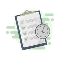 List of Completed Tasks Checked vector