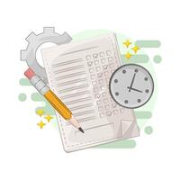 All Tasks Checked and Finished vector