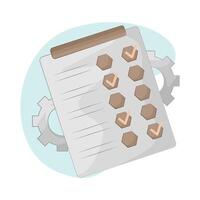 Checked Box for Completed Task vector