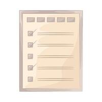 Task Completed and Checked Off vector