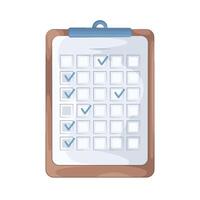Confirmed Task with Check Mark vector