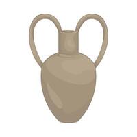 Solid Ceramic Vase vector