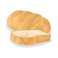 Two Breads Aligned Neatly vector