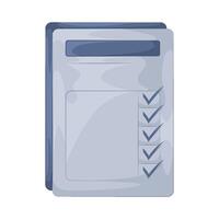 Task Checked and Marked Done vector