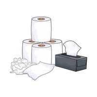 Various Types of Tissue vector