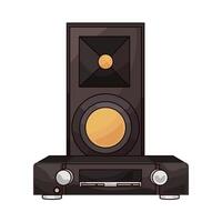 Speaker Setup DVD Player vector