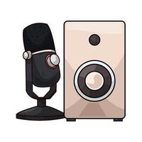 Speaker with Microphone vector