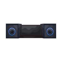 Retro Music Speaker Design vector