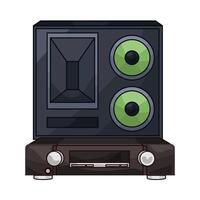 DVD Player Audio Setup vector
