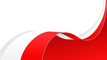 wavy poland flag background with copy space for text. poland national day vector