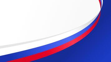 waving russia flag background with copy space for text vector