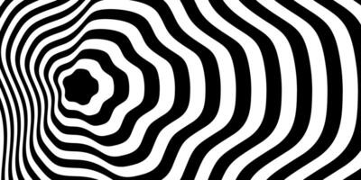 black and white background star pattern, wavy design. vector