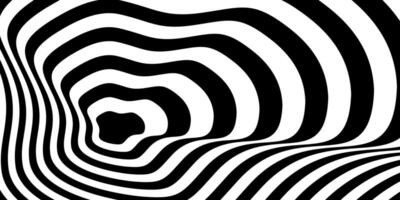 abstract fingerprint pattern black and white background, wavy design. vector