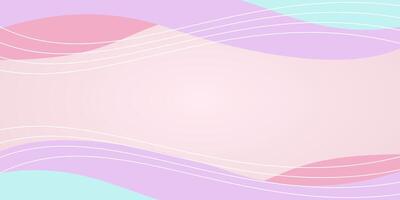 pastel color wave pattern abstract background. design template for banner, poster, greeting card, web. vector