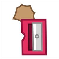 Pencil sharpener isolated on white background vector