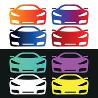 Luxury car icon vector
