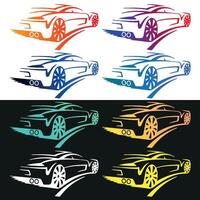 Luxury car icon vector
